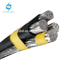 Cable aislado de aluminio del cable de aluminio de 3 * 70 + 1 * 50 ABC para Yemen